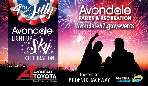 Avondale's light up the sky celebration