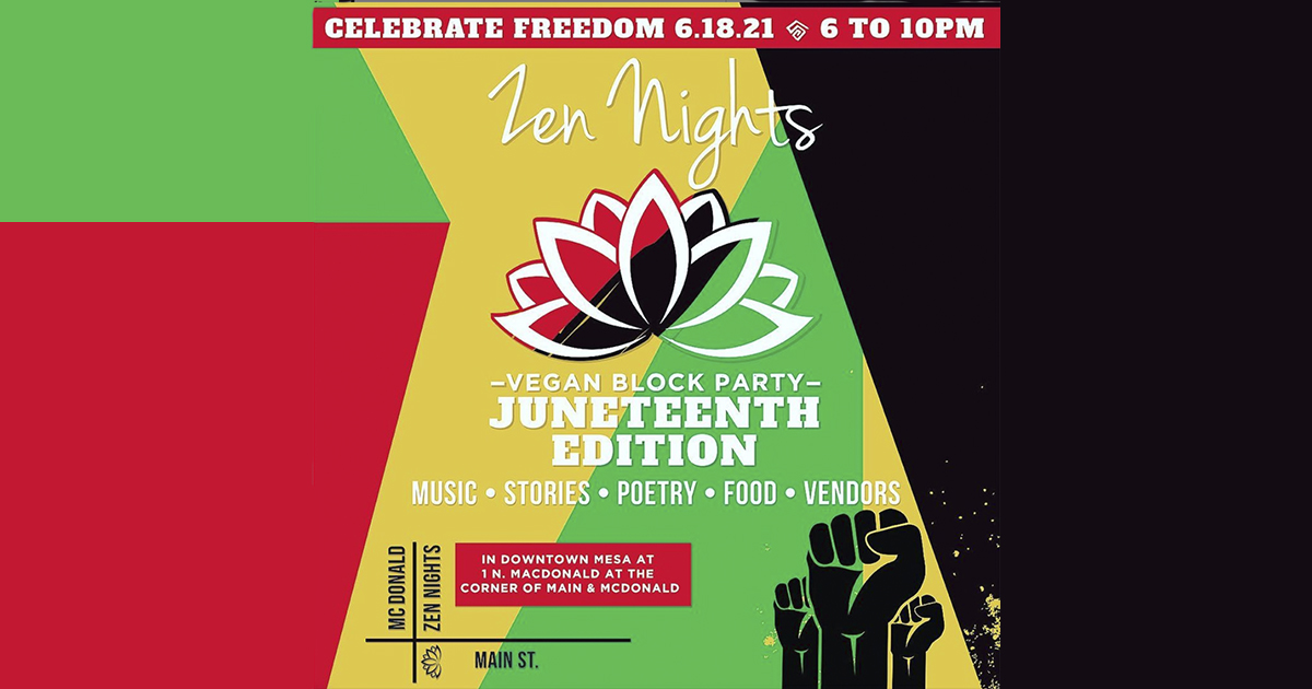  The OG Family Friendly Vegan Block Party is back this Friday for a special Juneteenth Edition! 