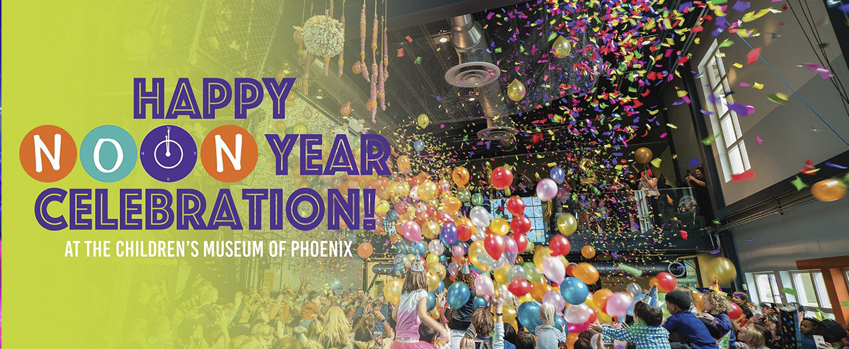 Ring in 2022 at the Childrens Museum during our joyous Happy Noon Year Celebration!